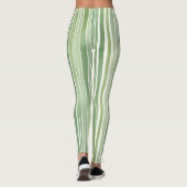 Leggings Rayures vertes (Dos)