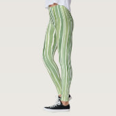 Leggings Rayures vertes (Gauche)