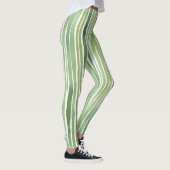 Leggings Rayures vertes (Droite)