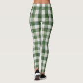 Leggings Rayures vertes crème (Dos)