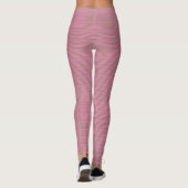 Leggings Rayures Vertes et Roses (Dos)