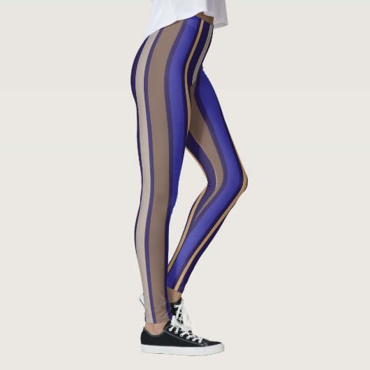 Leggings rayures violettes (Droite)