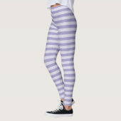Leggings Rayures violettes (Gauche)