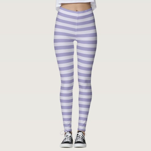 Leggings Rayures violettes (Devant)