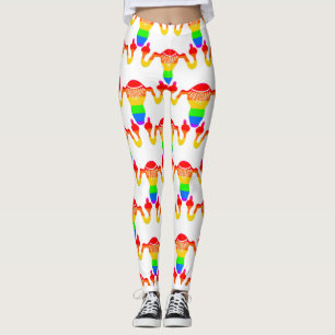 Leggings RBG Rainbow Uterus