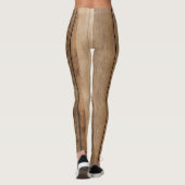 Leggings réalistes au sol en bois (Dos)