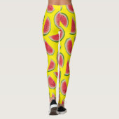 Leggings Realistic Watermelon Slice Pattern Design (Dos)