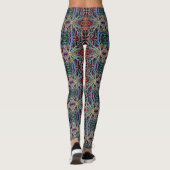 Leggings Recherche du Motif des couleurs (Dos)