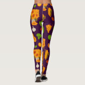 Leggings Récolte D'Automne Végétgie Et Fruits Sains (Dos)