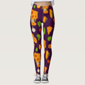Leggings Récolte D'Automne Végétgie Et Fruits Sains (Devant)