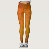 Leggings Récolte or solide couleur plaine (Devant)
