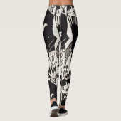 Leggings Réconciliation par Franz Marc Black et White (Dos)