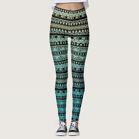 Leggings Recouvrement de dentelle (Devant)