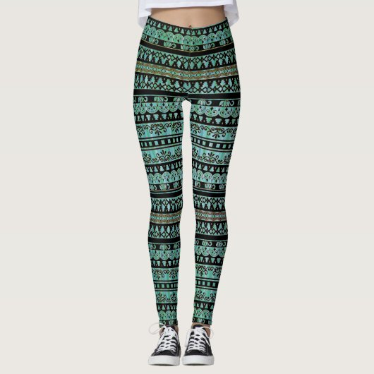 Leggings Recouvrement de dentelle (Devant)