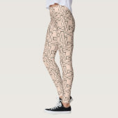 Leggings Rectangle géométrique X (Gauche)