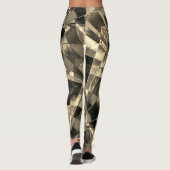 Leggings Rectangle incliné et frisé superposé (Dos)