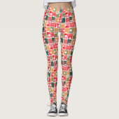 Leggings Rectangles Abstraites 120623 (Devant)