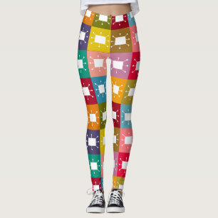 Leggings Rectangles atomiques