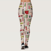 Leggings Rectangles de Noël Boho (Dos)