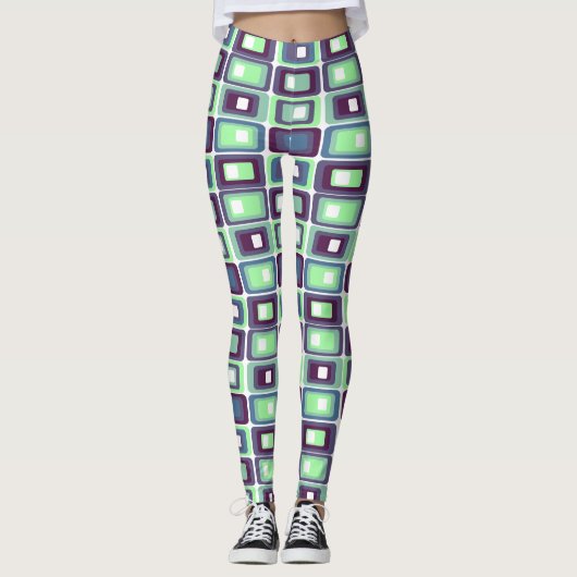 Leggings Rectangles empilées (Devant)