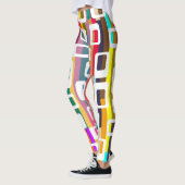 Leggings Rectangles et bandes (Gauche)