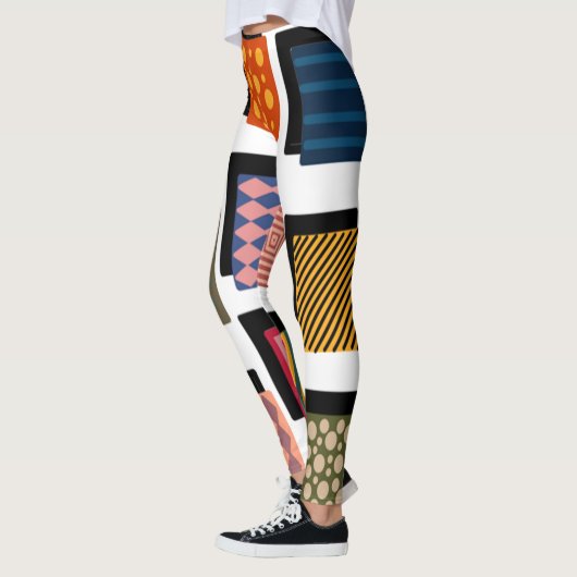 Leggings Rectangles et ombres (Gauche)