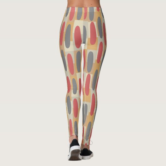 Leggings Rectangles et ovales (Dos)