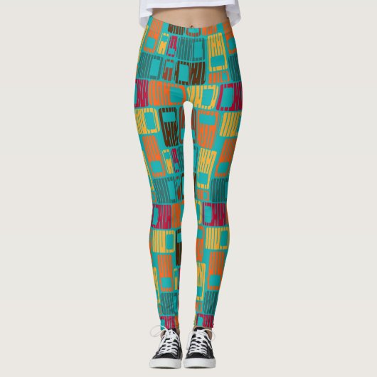 Leggings Rectangles interrompues (Devant)