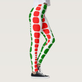 Leggings Rectangles modernes de Noël (Droite)