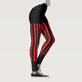 Leggings Red and Black Team/Club avec faux shorts (Droite)