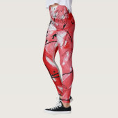 Leggings Red & Black (Gauche)