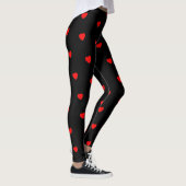 Leggings Red Black Heart (Droite)