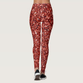 Leggings Red Bling, pétillant et parties scintillant,  (Dos)