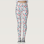 Leggings Red Blue Hearts Infirmière Motif<br><div class="desc">Légumineuses pour les infirmières,  les médecins et les travailleurs de la santé en blanc avec un motif de stéthoscopes,  de médecine,  de thermomètres,  de baguettes et de coeurs en rouge,  blanc et bleu.</div>