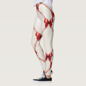 Leggings Red Bow : Style et confort combinés (Gauche)