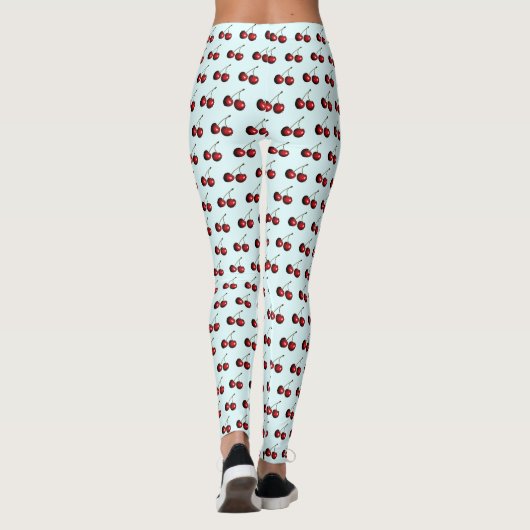 Leggings Red Cherries - Choisir la couleur (Dos)