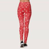 Leggings Red Cream Dots (Dos)