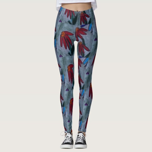 Leggings Red Daisy (Devant)