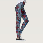 Leggings Red Daisy (Droite)