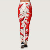 Leggings Red Demon Fury Art (Dos)