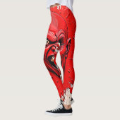Leggings Red Demon Fury Art (Gauche)