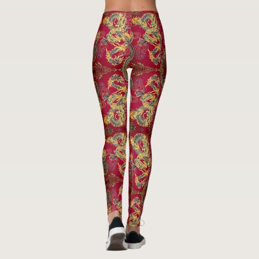 Leggings Red Dragon (Dos)