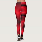 Leggings Red et Black Swirl (Dos)