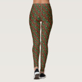 Leggings Red Gold Green Leging (Dos)