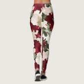 Leggings Red Green Cream Camo (Dos)