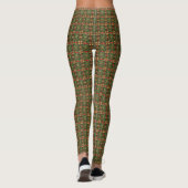 Leggings Red Green Gold Leging (Dos)