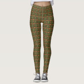 Leggings Red Green Gold Leging (Devant)