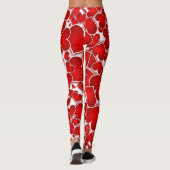 Leggings Red Hearts (Dos)