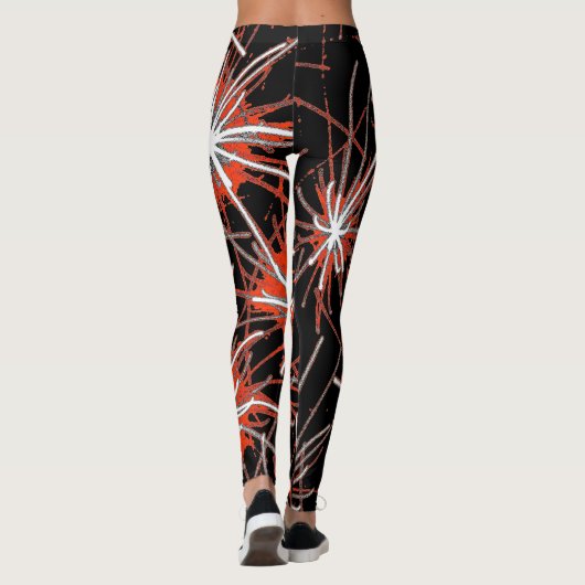 Leggings Red Impact Burst (Dos)