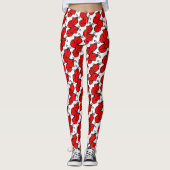 Leggings Red Ladybugs Crawling Thunder_Cove (Devant)